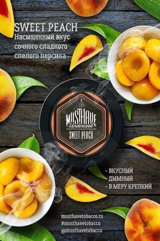 Купить табак для кальяна Must Have - Sweet Peach (Сладкий персик) недорого в Казани.