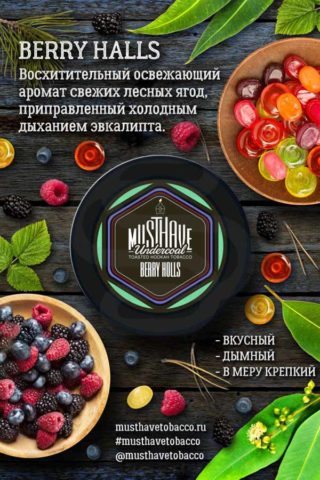 Купить табак Must Have Berry Holls (Ягодный холлс) в Казани - Смогус